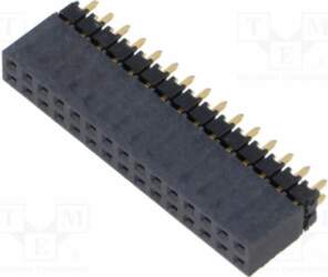 SAMTEC Connector: pin strips; socket; male