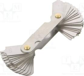 SCALA Radius gauges; Range: 1÷7; 17pcs