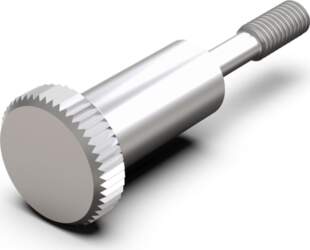 Schroff Collar Screw, Knurled Head Long
