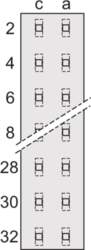 Schroff Connector Type D, EN 60603