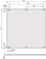 Schroff Plug-In Unit Front Panel for