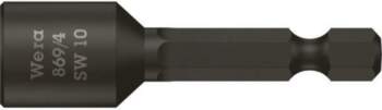 Screwdriver bit; 6-angles socket; 1/4"; HEX