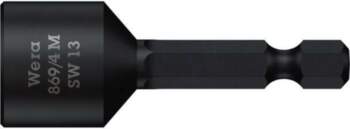 Screwdriver bit; 6-angles socket; 1/4"; HEX