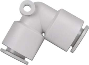 SMC Push-in fitting; angled 90°; -1÷10bar