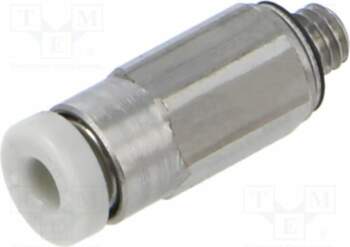 SMC Push-in fitting; threaded,straight; -1÷10bar