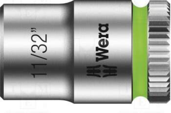 Socket: 6-angles; socket spanner; HEX 11/32"
