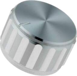 SR PASSIVES Knob; with pointer; aluminium