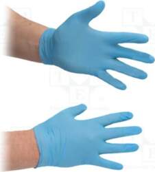 STATICTEC Cleanroom acces: protective gloves; blue
