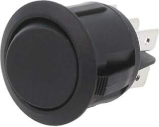 SWITCH COMPONENTS ROCKER; DPDT; Pos: 2