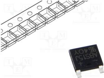 TAIWAN SEMICONDUCTOR Bridge rectifier: single-phase; Urmax: