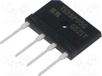 TAIWAN SEMICONDUCTOR Bridge rectifier: single-phase; Urmax: