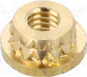 TAPPEX Threaded insert; brass; M2,5