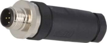 TE CONNECTIVITY Connector: M12; plug; PIN:
