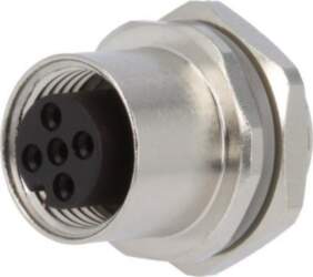 TE CONNECTIVITY Connector: M12; socket; PIN: