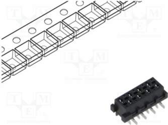 TE CONNECTIVITY Connector: Micro-MaTch; socket; female