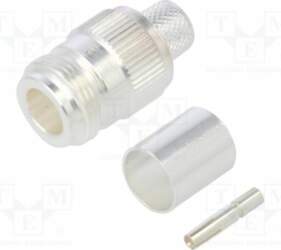 TE CONNECTIVITY Connector: N; socket; female