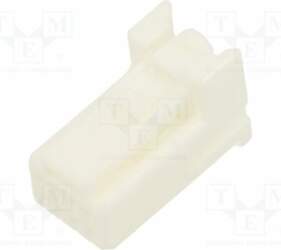 TE CONNECTIVITY Connector: wire-wire; natural; socket
