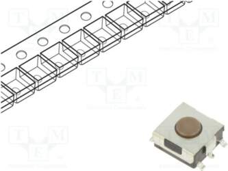 TE CONNECTIVITY Microswitch TACT; SPST-NO; Pos: