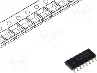 TEXAS INSTRUMENTS IC: interface; receiver,line