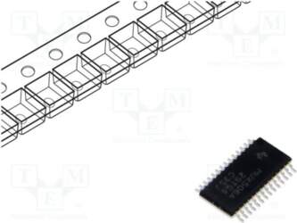 TEXAS INSTRUMENTS IC: multiplexer; SP16T; Ch: