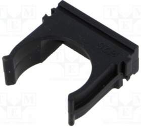 TIE10 Mounting holder; polyetylene; FlexiPipe; black
