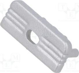 TOPMET Cap for LED profiles; silver