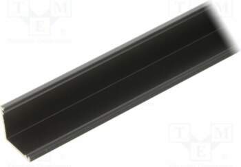 TOPMET Profiles for LED modules; black