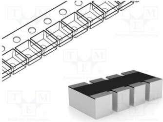 TT ELECTRONICS Resistor network: Y; 47Ω