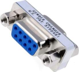 VCOM Adapter; D-Sub 9pin socket,both