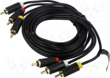 VENTION Cable; RCA plug x3,both