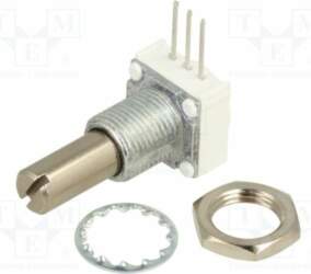 VISHAY Potentiometer: shaft; 10kΩ; single turn