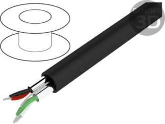 Wire; BiTsensor; 2x2x22AWG; stranded; Cu; shielded