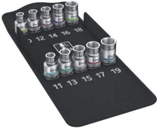 Wrench-set; 6-angles,socket spanner; Chrom-vanadium steel