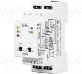 ZAMEL Voltage monitoring relay; for DIN