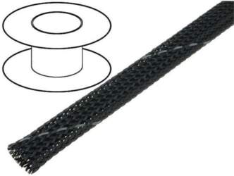 4CARMEDIA Braid; polyester; dark grey; Package: