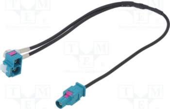 4CARMEDIA Cable; 0.25m; Fakra angled