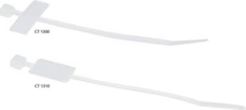 ACT CABLE TIE TRANS LABEL 200MM