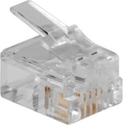 ACT RJ11 PLUG 6P4C MODULAR CABLE