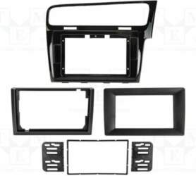 ACV Radio frame; VW; black; 10"