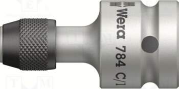 Adapter bit; hexagonal; HEX 1/4"; square