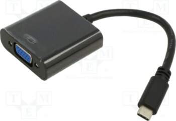 Adapter; D-Sub 15pin HD socket,USB