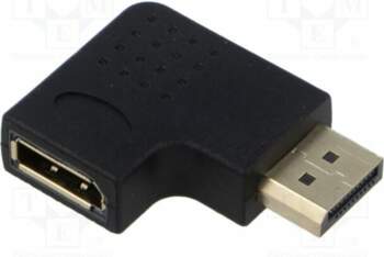 Adapter; DisplayPort socket,DisplayPort plug 90°