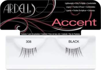 Ardell, Accent, False Eyelashes, 308, Black