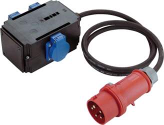 Bachmann CEE adapter 16A 1Ph, 3x