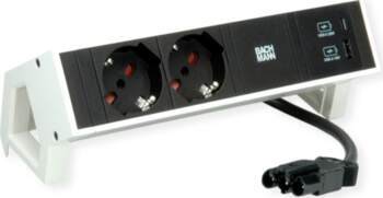 Bachmann DESK2 2xP40 1xUSB A/C 22W
