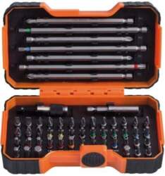 BAHCO Tools set: screwdriver bits; bag