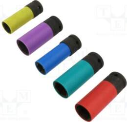 BETA Socket: 6-angles-set; impact; steel; Plating: