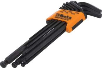 BETA Wrench: hex key-set; inch,spherical