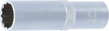 BGS TECHNIC Socket 12-p, deep 1/2"