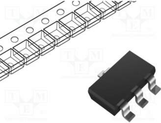 BOURNS Diode: TVS array; unidirectional; SOT23